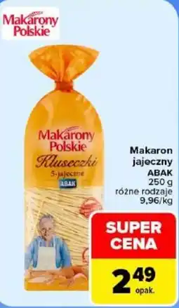 Carrefour Makaron jajeczny ABAK oferta