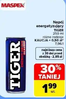 Carrefour Napój energetyzujący TIGER oferta