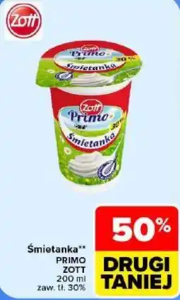 Carrefour Śmietanka Primo Zott oferta