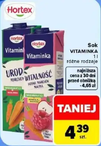 Carrefour Sok Vitaminka oferta