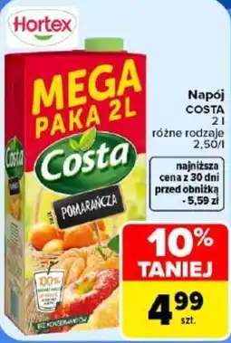 Carrefour Napój Costa oferta