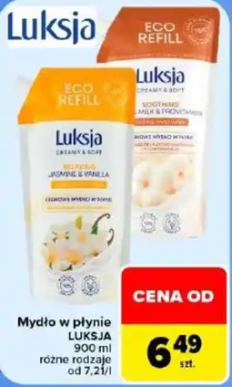 Carrefour Mydło w płynie LUKSJA oferta