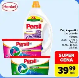 Carrefour Persil żel, kapsułki do prania oferta
