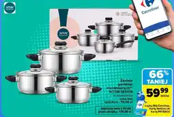 Carrefour Market Zestaw garnków nierdzewnych altom design oferta