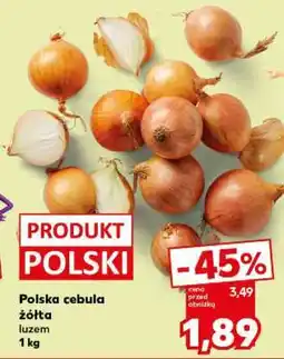 Kaufland Polska cebula żółta luzem 1 kg oferta