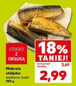 Kaufland Makrela chilijska wędzona, tusza 100 g oferta