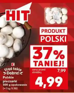 Kaufland Polskie pieczarki oferta