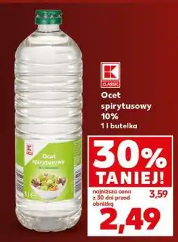 Kaufland Ocet spirytusowy 10% 1 l butelka oferta