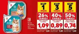 Kaufland Karma dla kotów różne rodzaje 100 g opakowanie oferta