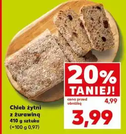 Kaufland Chleb żytni z żurawiną oferta