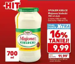 Kaufland Majonez kielecki 700 ml słoik oferta