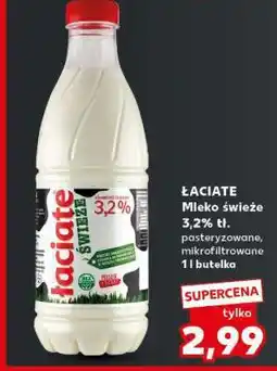 Kaufland ŁACIATE Mleko świeże 3,2% tł oferta