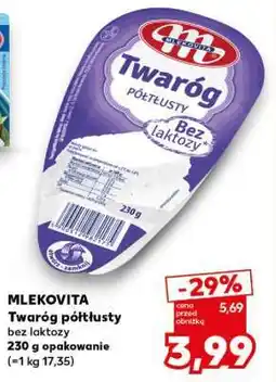 Kaufland MLEKOVITA Twaróg półtłusty oferta