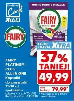 Kaufland FAIRY PLATINUM PLUS ALL IN ONE oferta