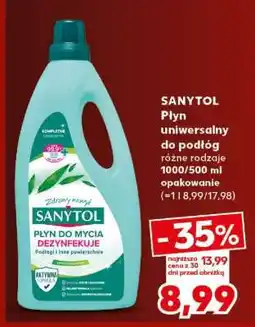 Kaufland SANYTOL Płyn uniwersalny do podłóg oferta