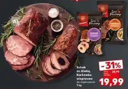 Kaufland Schab ze śliwką, Karkówka wieprzowa do zapieczenia 1 kg oferta