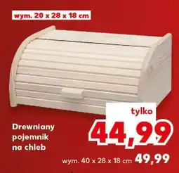 Kaufland Drewniany pojemnik na chleb oferta