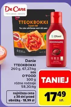 Carrefour Market Danie Tteokbokki O'Food / Sos Gochujang O'Food oferta