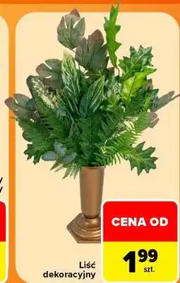 Carrefour Liść dekoracyjny oferta
