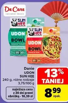 Carrefour Market Danie Udon Sun Hee różne rodzaje oferta