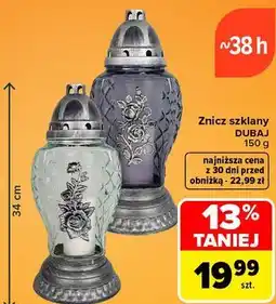 Carrefour Znicz szklany DUBAJ oferta