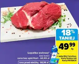 Carrefour Market Łopatka wołowa bez kości oferta