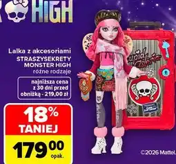 Carrefour Lalka z akcesoriami Straszysekrety Monster High oferta