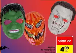 Carrefour Maska na Halloween różne rodzaje oferta