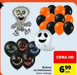 Carrefour Balony na Halloween różne rodzaje oferta