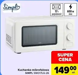 Carrefour Kuchenka mikrofalowa SIMPL SMO17LG-26 oferta