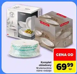 Carrefour Komplet obiadowy 18 elementów oferta