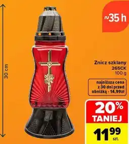 Carrefour Znicz szklany 265CK oferta