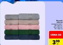 Carrefour Ręcznik FROTTÉ oferta