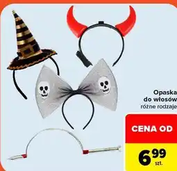 Carrefour Opaska do włosów różne rodzaje oferta
