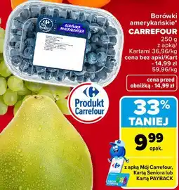 Carrefour Borówki amerykańskie CARREFOUR oferta