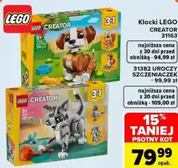 Carrefour Klocki LEGO CREATOR Psotny Kot 31382 oferta