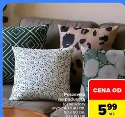 Carrefour Poszewka na poduszkę oferta