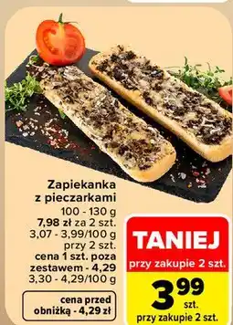 Carrefour Zapiekanka z pieczarkami oferta