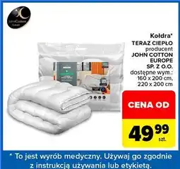 Carrefour Kołdra Teraz Ciepło John Cotton oferta