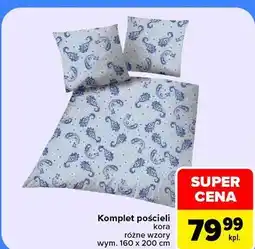 Carrefour Komplet pościeli kora oferta