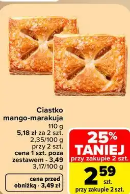 Carrefour Ciastko mango-marakuja oferta