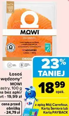 Carrefour Łosoś wędzony Mowi oferta
