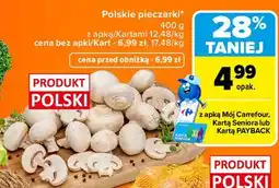 Carrefour Polskie pieczarki oferta