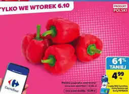 Carrefour Polska papryka czerwona oferta