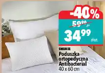 Biedronka Poduszka ortopedyczna Antibacterial Smukee 40 x 60 cm oferta