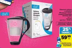 Carrefour Dzbanek szklany z wkładem filtrującym wodę UNIMAX STANDARD CRYSTAL DAFI oferta