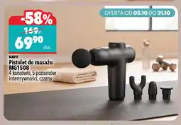 Biedronka Pistolet do masażu MG1508 czarny Havit oferta