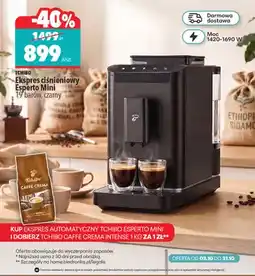 Biedronka Ekspres ciśnieniowy Esperto Mini czarny Tchibo oferta