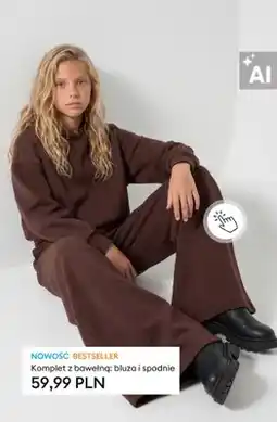 Sinsay Komplet z bawełną: bluza i spodnie oferta