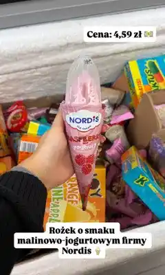 Dino Lody rożek malinowo-jogurtowe Nordis oferta